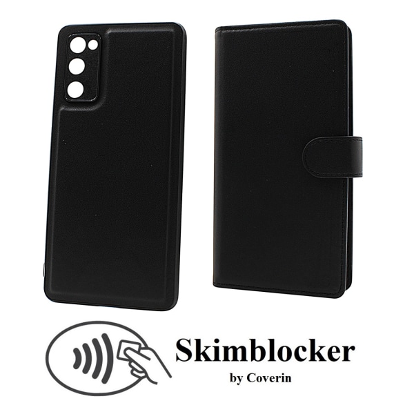 Skimblocker Samsung Galaxy S20 FE 5G Magnet Plånboksfodral Lila