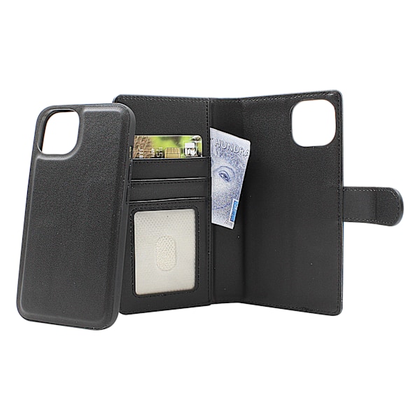 Skimblocker iPhone 13 / 14 Magnet Plånboksfodral Petrol