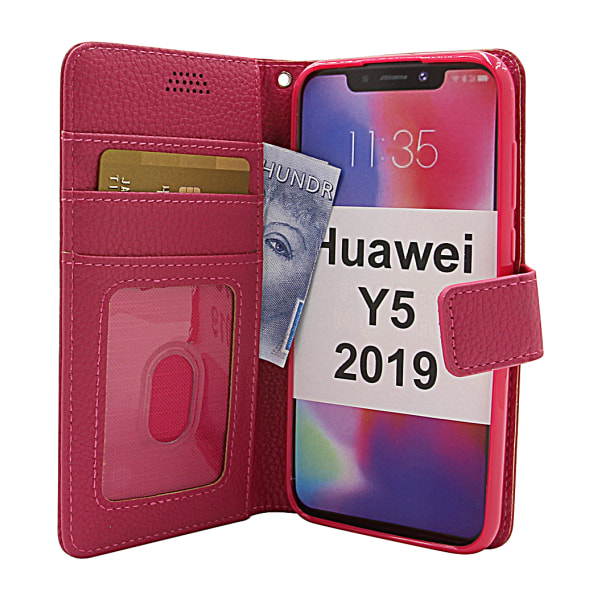 New Standcase Wallet Huawei Y5 2019 Svart