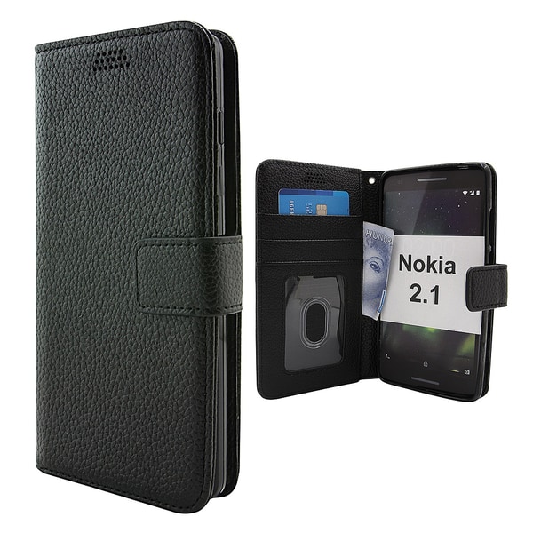 New Standcase Wallet Nokia 2.1 Röd