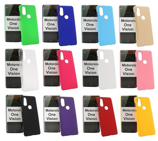 Hardcase Motorola One Vision Hotpink