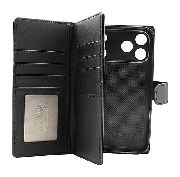 Skimblocker iPhone 17 Pro Max XL Magnet Plånboksfodral Mörkblå