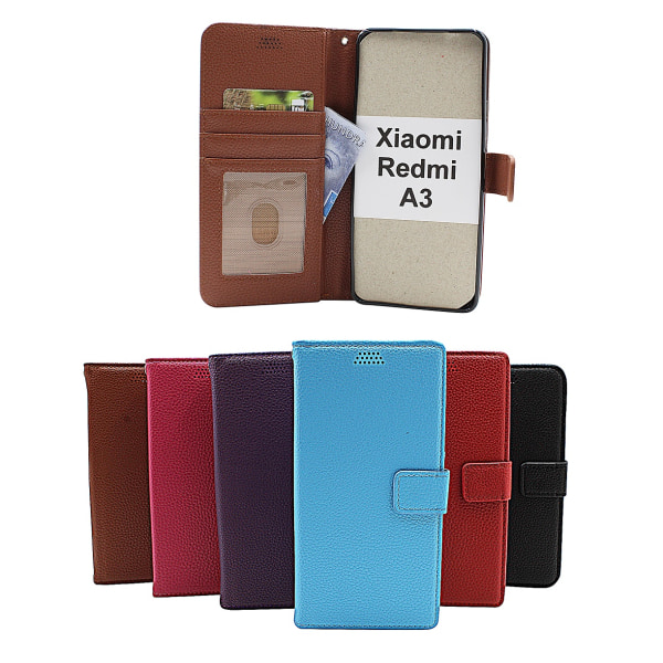 New Standcase Wallet Xiaomi Redmi A3 Svart