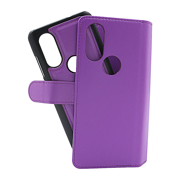 Skimblocker XL Magnet Wallet Motorola One Vision Lila