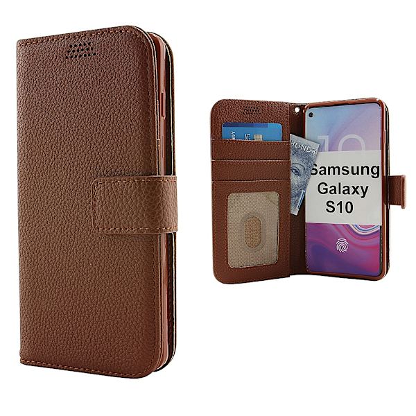 Standcase Wallet Samsung Galaxy S10 (G973F) Brun