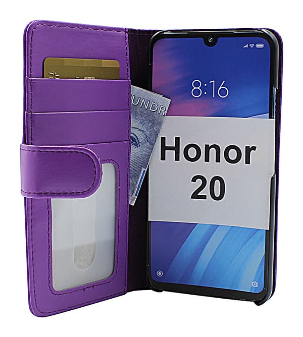 Skimblocker Plånboksfodral Honor 20 Lila