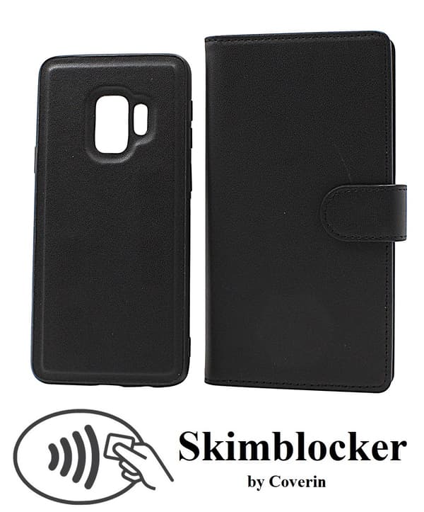 Skimblocker Samsung Galaxy S9 Magnet Plånboksfodral