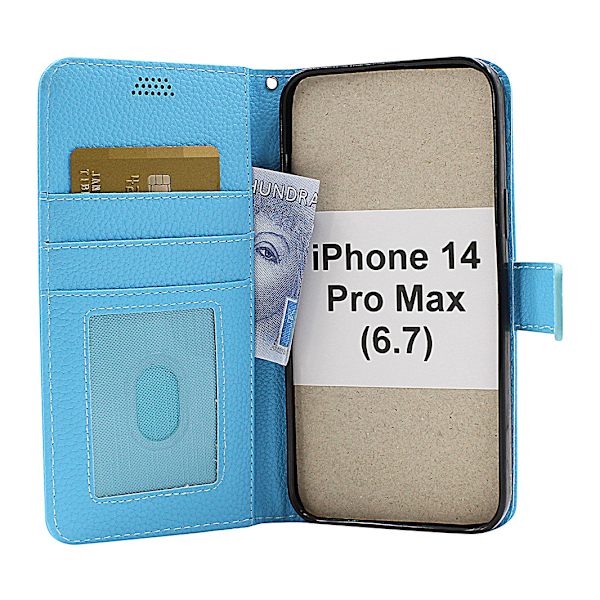 New Standcase Wallet iPhone 14 Pro Max (6.7) Hotpink