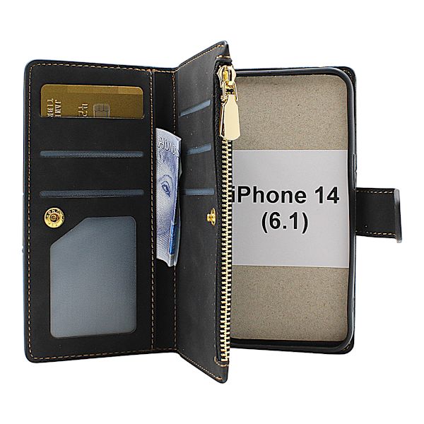 XL Standcase Lyxfodral iPhone 14 (6.1) Svart