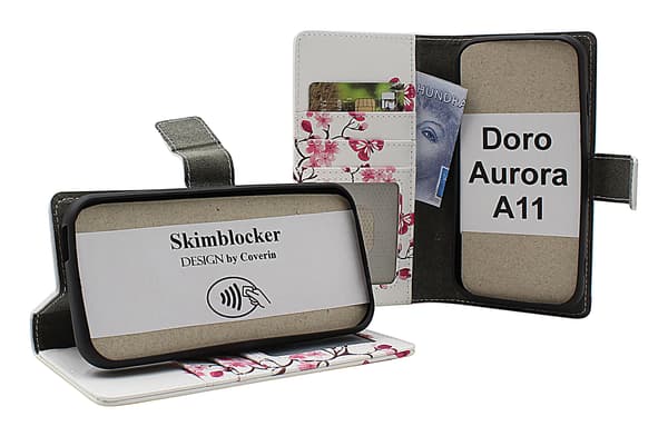 Skimblocker Doro Aurora A11 Plånboksfodral Design