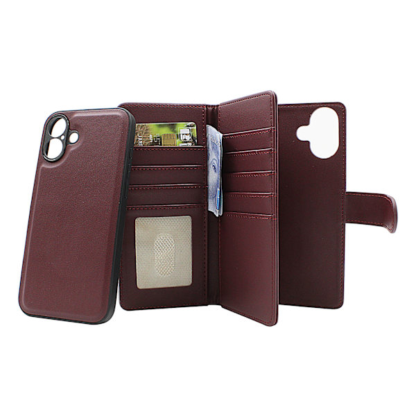 Skimblocker iPhone 16 Plus XL Magnet Plånboksfodral Svart
