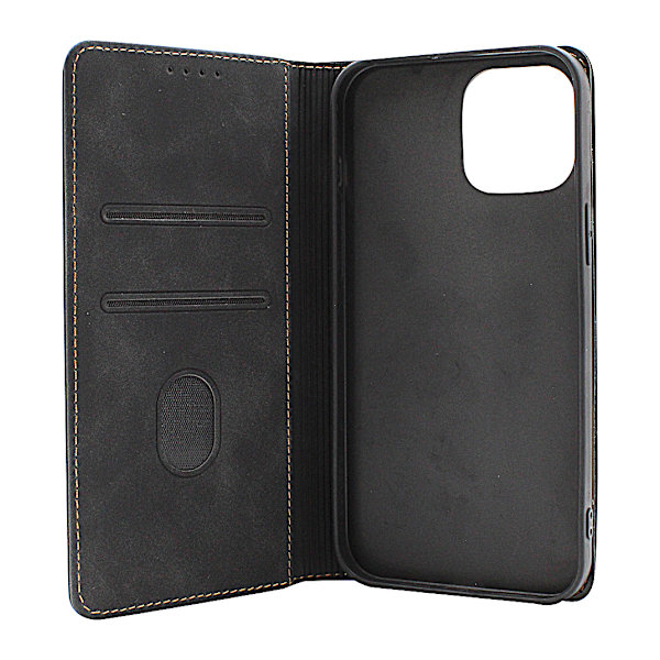 Fancy Standcase Wallet iPhone 12 Pro Max Svart