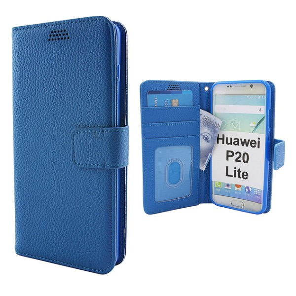 New Standcase Wallet Huawei P20 Lite (ANE-LX1) Svart