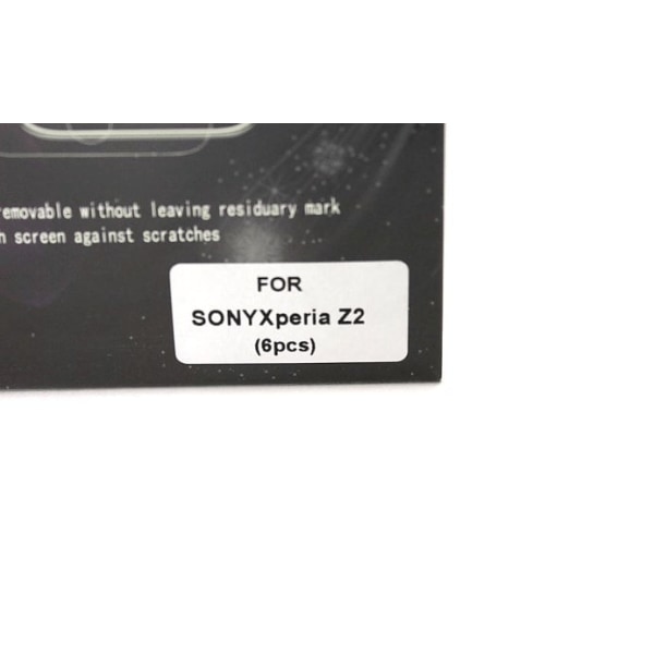 Sony Xperia Z2 (D6503) Skärmskydd 6-pack