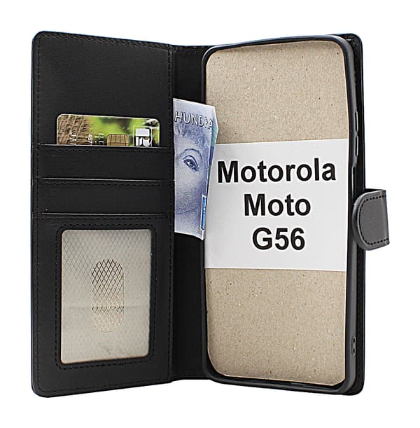 Skimblocker Motorola Moto G56 Plånboksfodral Brandy