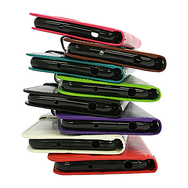 Crazy Horse Wallet Huawei Y6 2018 Lila