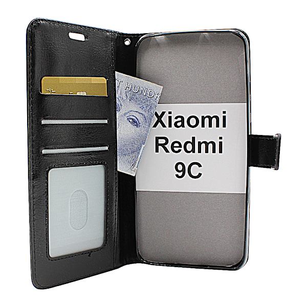 Crazy Horse Wallet Xiaomi Redmi 9C Brun