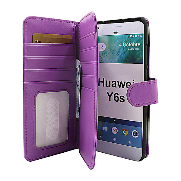 Skimblocker XL Magnet Wallet Huawei Y6s Lila