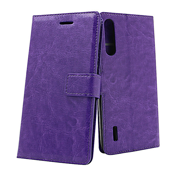 Crazy Horse Wallet Xiaomi Mi A3 Lila