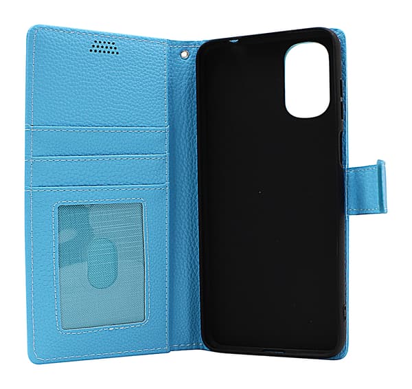 New Standcase Wallet Motorola Moto E32s Lila