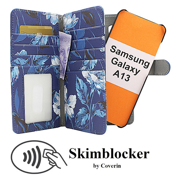 Skimblocker XL Magnet Designwallet Samsung Galaxy A13