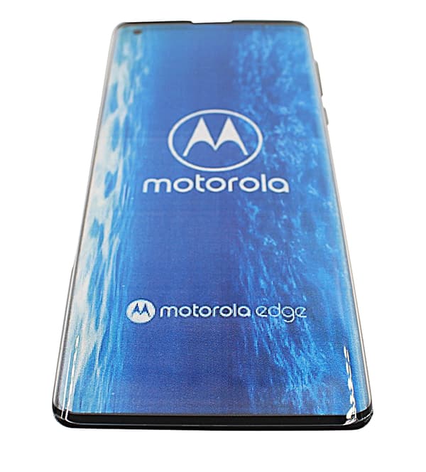 Full Frame Glas skydd Motorola Edge (Svart)