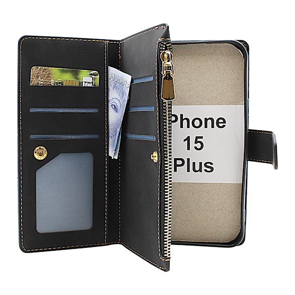 XL Standcase Lyxfodral iPhone 15 Plus Brun