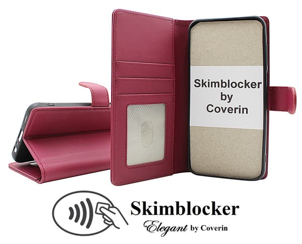 Skimblocker iPhone 16 Pro Max Plånboksfodral Svart