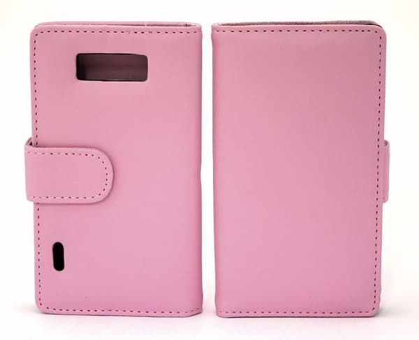 Plånboksfodral LG Optimus L7 Ljusrosa