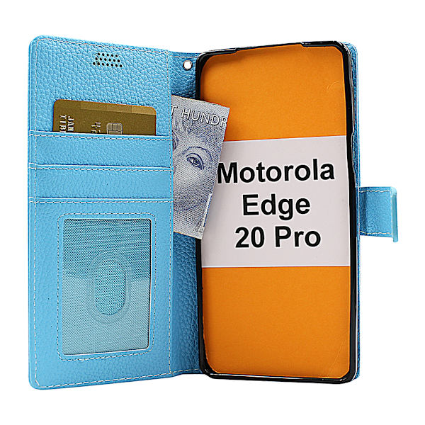 New Standcase Wallet Motorola Edge 20 Pro Brun