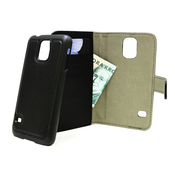 Skimblocker Magnet Wallet Samsung Galaxy S5 / S5 Neo Svart