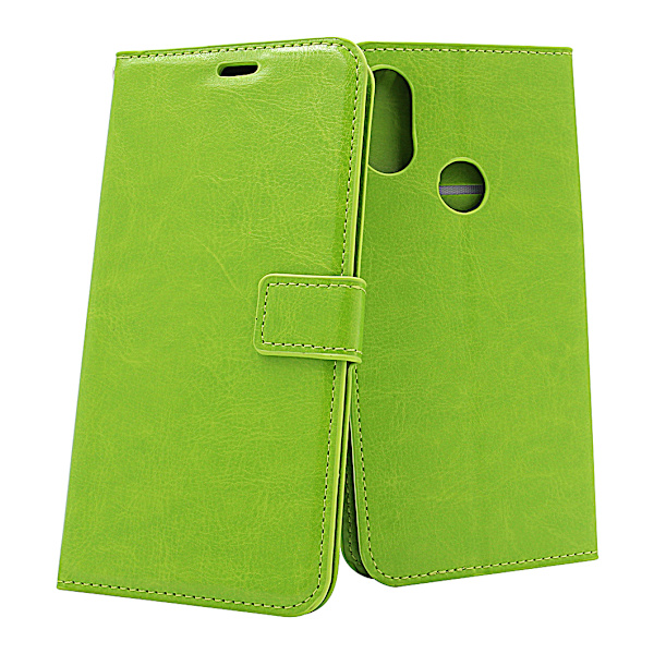 Crazy Horse Wallet Xiaomi Mi A2 Grön