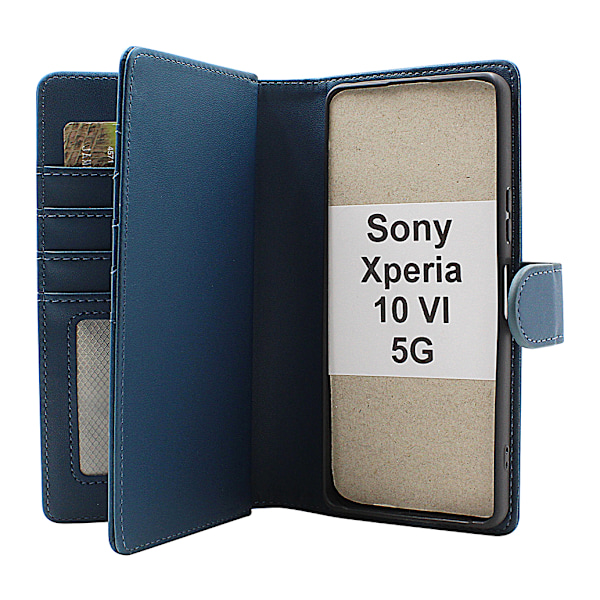 Skimblocker Sony Xperia 10 VI 5G XL Plånboksfodral Svart