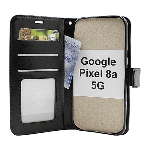 Crazy Horse Wallet Google Pixel 8a 5G Röd