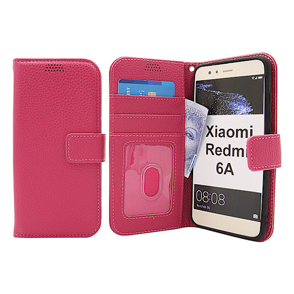 New Standcase Wallet Xiaomi Redmi 6A Hotpink