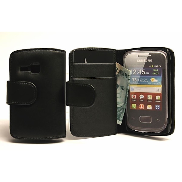 Plånboksfodral Samsung Galaxy Mini 2 Svart