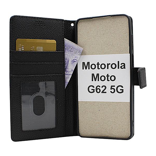 New Standcase Wallet Motorola Moto G62 5G Lila