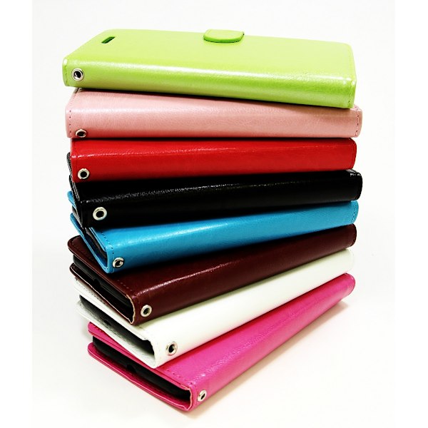 Crazy Horse Wallet Lenovo C2 / Lenovo Vibe C2 Brun