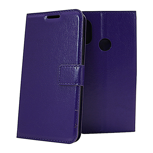 Crazy Horse Wallet Xiaomi Mi A2 Lite Lila