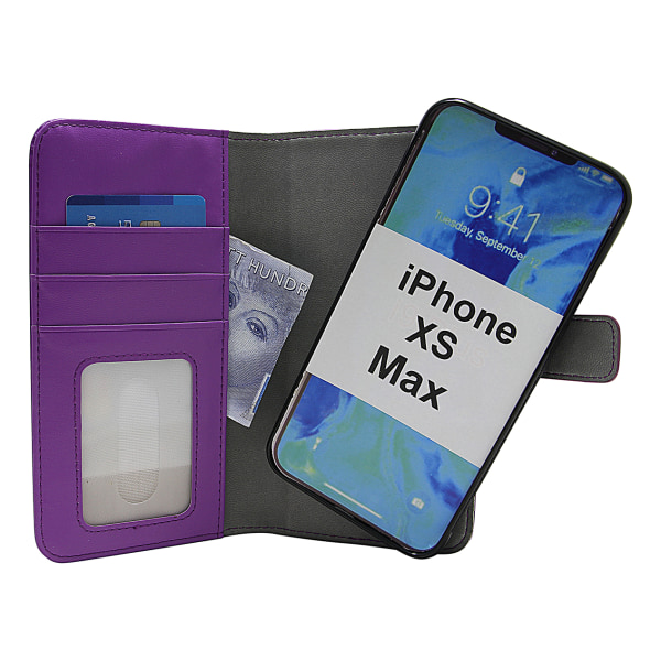Skimblocker Magnet Wallet iPhone Xs Max Lila