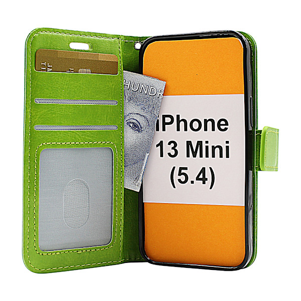 Crazy Horse Wallet iPhone 13 Mini (5.4) Lila