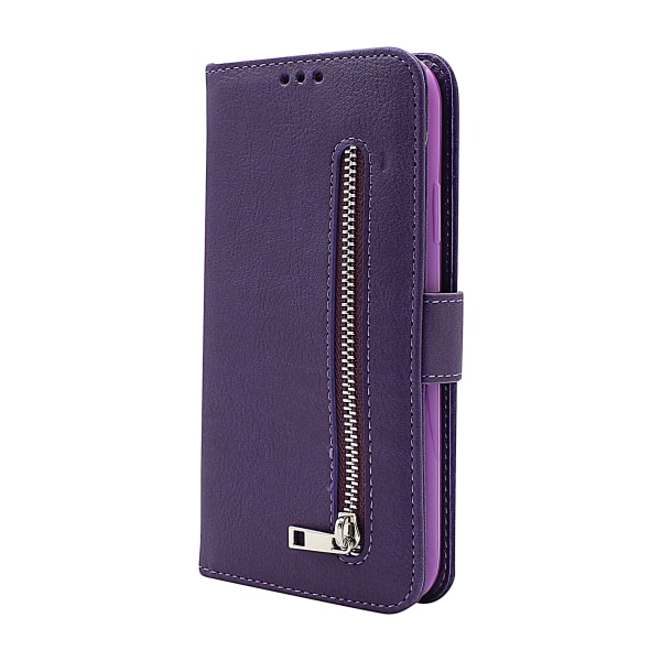 Zipper Standcase Wallet Samsung Galaxy S23 5G Röd