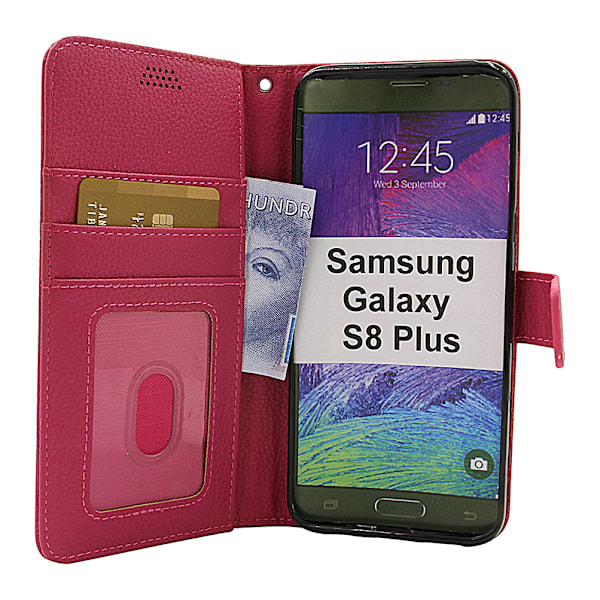 New Standcase Wallet Samsung Galaxy S8 Plus (G955F) Hotpink