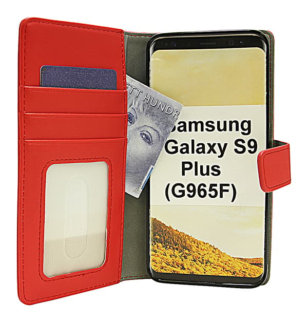 Magnet Wallet Samsung Galaxy S9 Plus (G965F) Röd