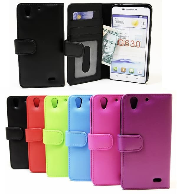 Plånboksfodral Huawei Ascend G630 Grön