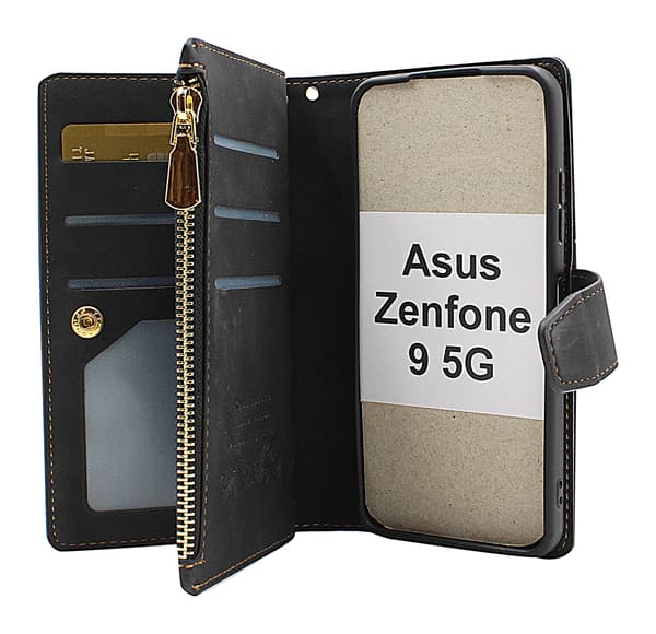 XL Standcase Lyxfodral Asus Zenfone 9 5G Lila