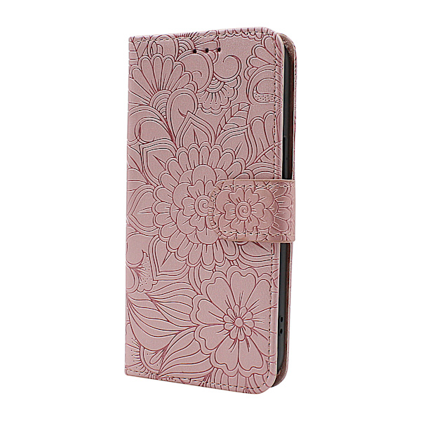 Flower Standcase Wallet Samsung Galaxy A55 5G Svart