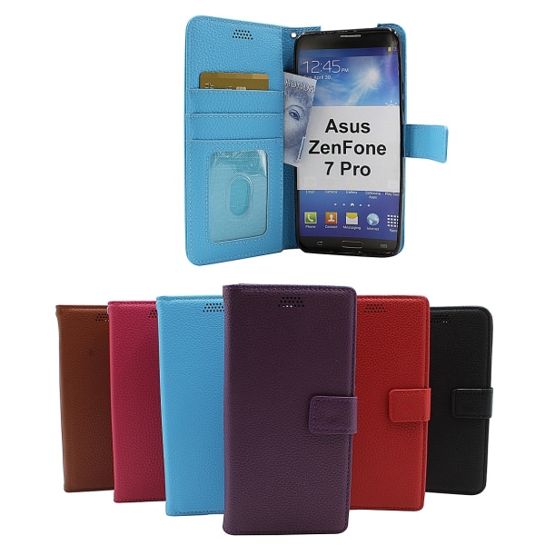 New Standcase Wallet Asus ZenFone 7 Pro (ZS671KS) (Svart) Brun