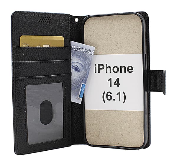 New Standcase Wallet iPhone 14 (6.1) Hotpink