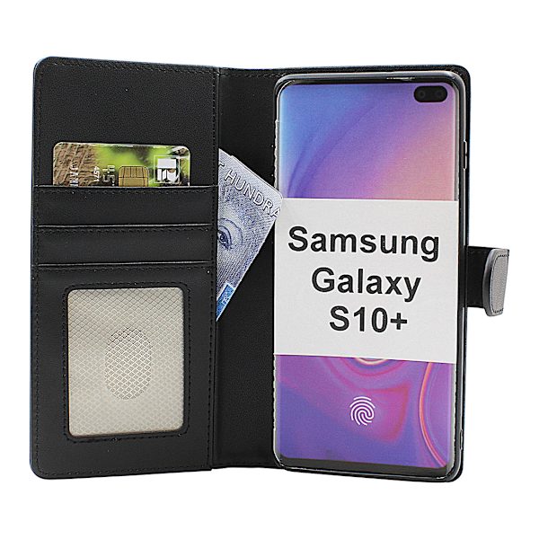 Skimblocker Samsung Galaxy S10 Plus Magnet Plånboksfodral